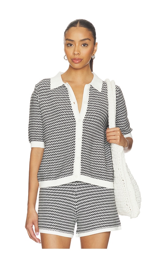 Varley Gaelle Polo Knit Top