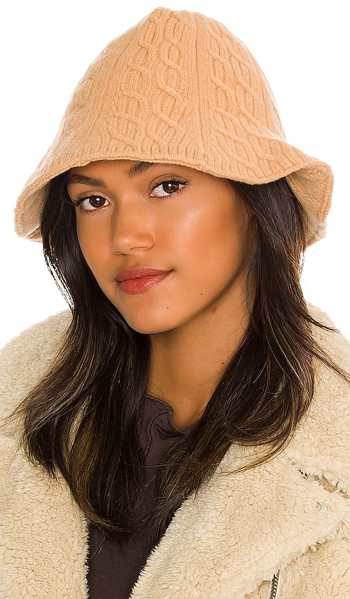 stussy tan bucket hat