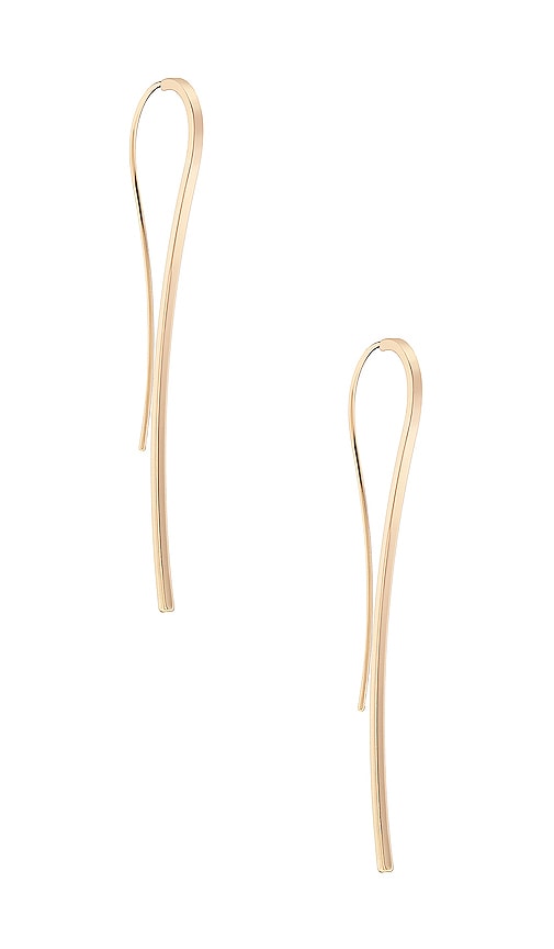 V.BELLAN Nikki Bar Earrings in 18k Yellow Gold Plated