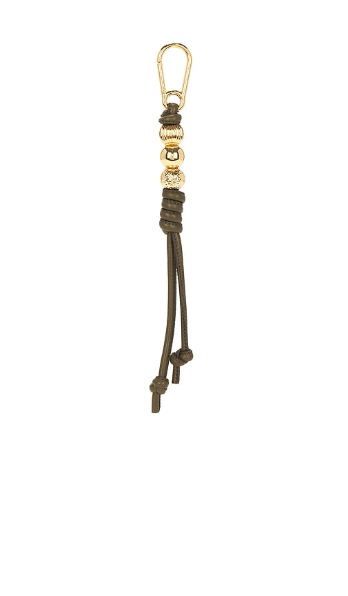 Veronica Beard 3 Bead Bag Charm In Green