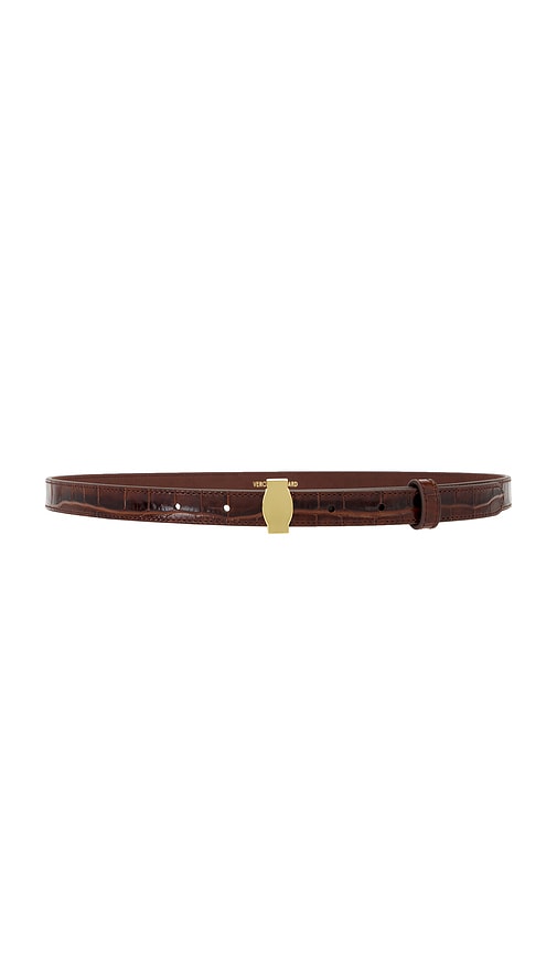 Veronica Beard Dash Belt In Brown