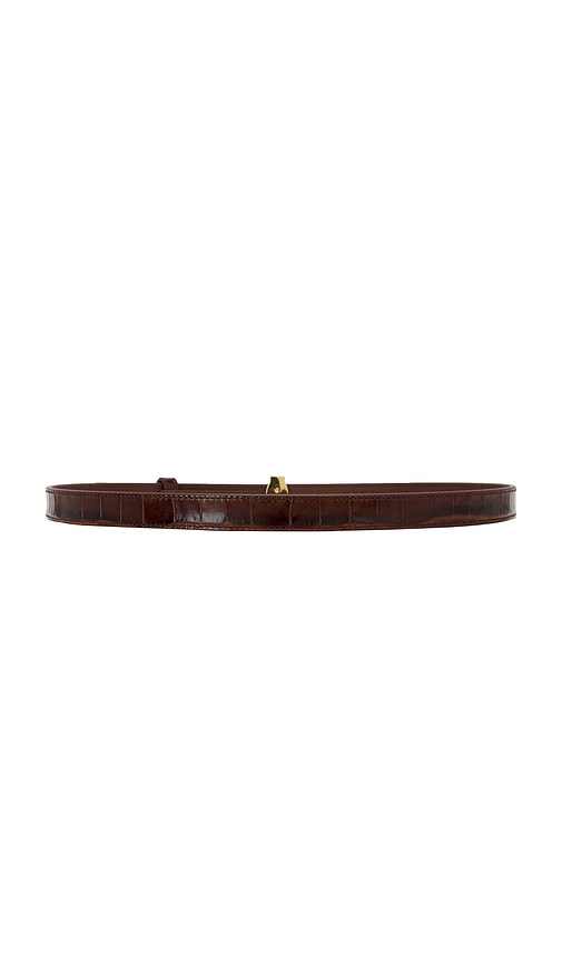Veronica Beard Dash Belt In Brown