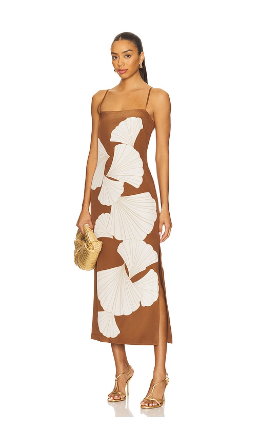 Petra Dress in Tan. - size 0 (also in 00, 10, 12, 14, 16, 2, 4, 6, 8) - Veronica Beard - Modalova