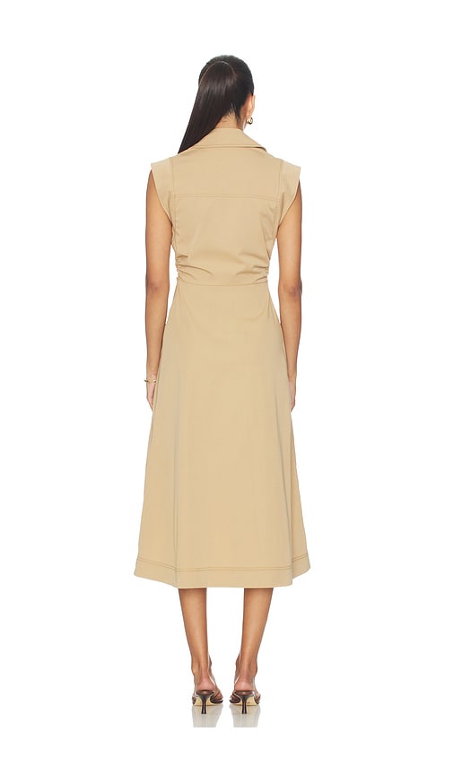  Veronica Beard Kleid Orla In Tan. Größe 00. Also In 6, 8, 10. 