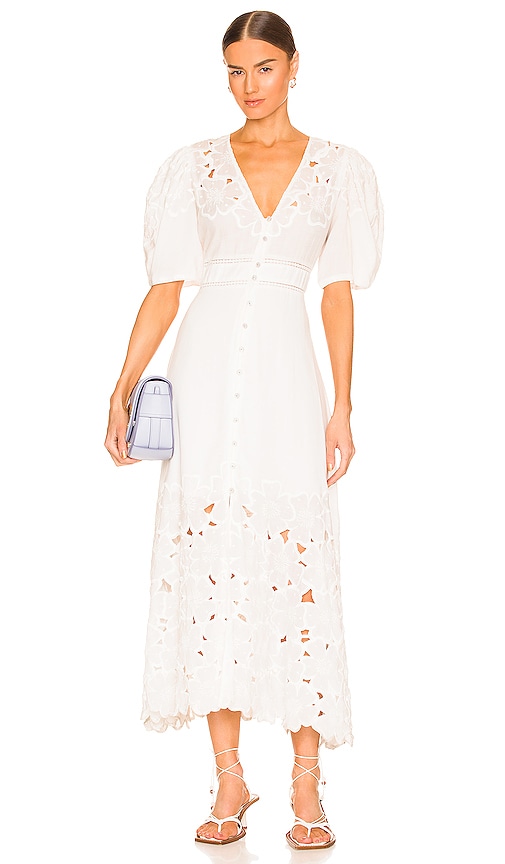 Veronica Beard Hope Dress in White | REVOLVE