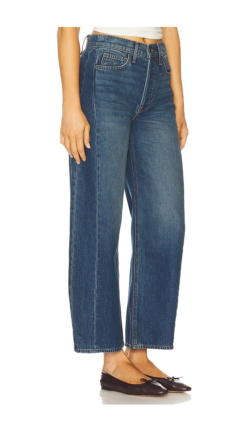 Veronica Beard Ryder High Rise Barrel Leg In Blue