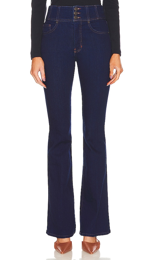 Veronica Beard Beverly High-rise Flared Jeans In Blue