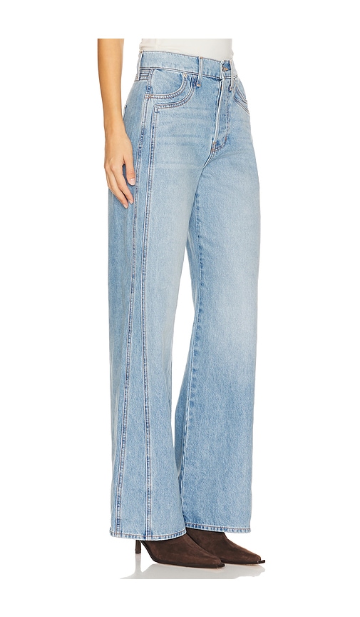 Shop Veronica Beard Taylor Wide Leg Pant In Blue