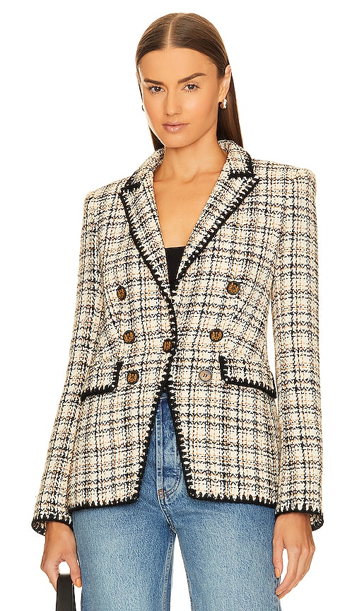 Shop Veronica Beard Lawrence Dickey Jacket In Ivory