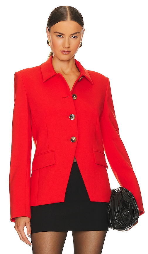 Veronica Beard Aire Dickey Jacket in Flame