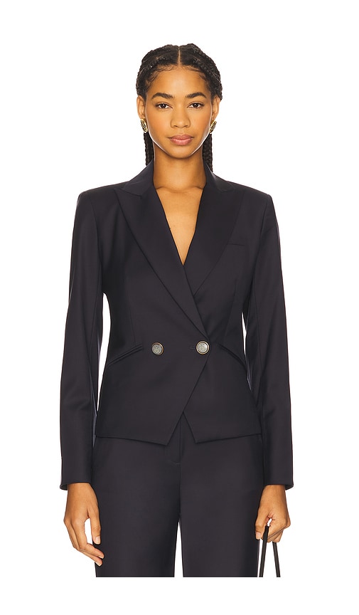 Veronica Beard Cropped Rickie Dickey Jacket In Black