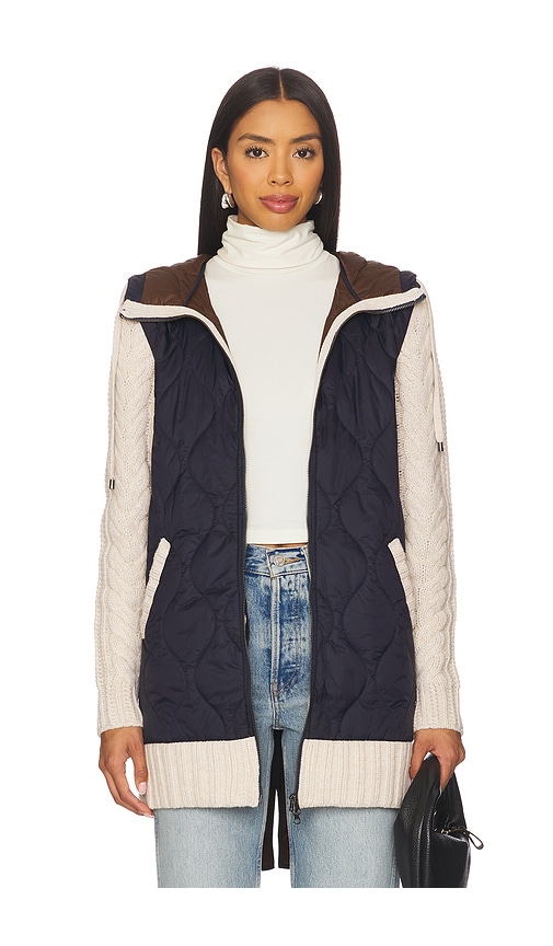 Veronica Beard Barrows Mixed Media Jacket In Multi