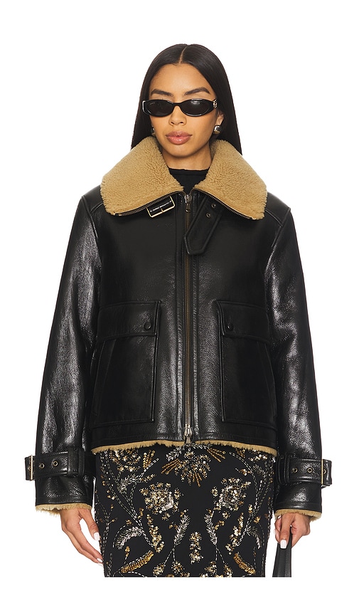 Veronica Beard Danika Shearling Jacket