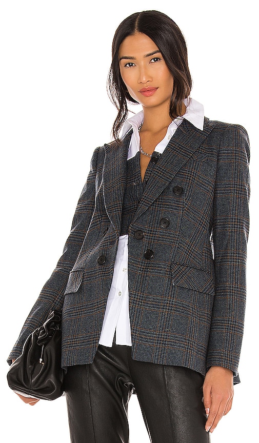 Veronica Beard Yareli Dickey Jacket in Navy Multi