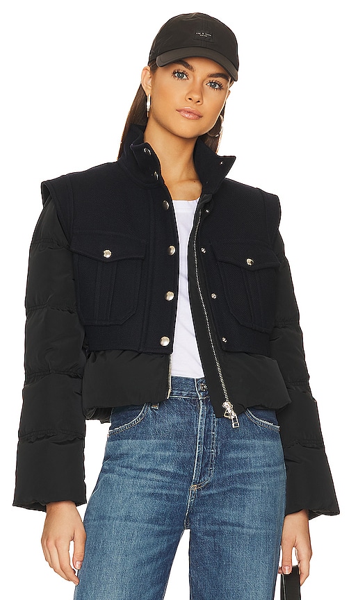 Veronica Beard Ivel Puffer Jacket in Black REVOLVE