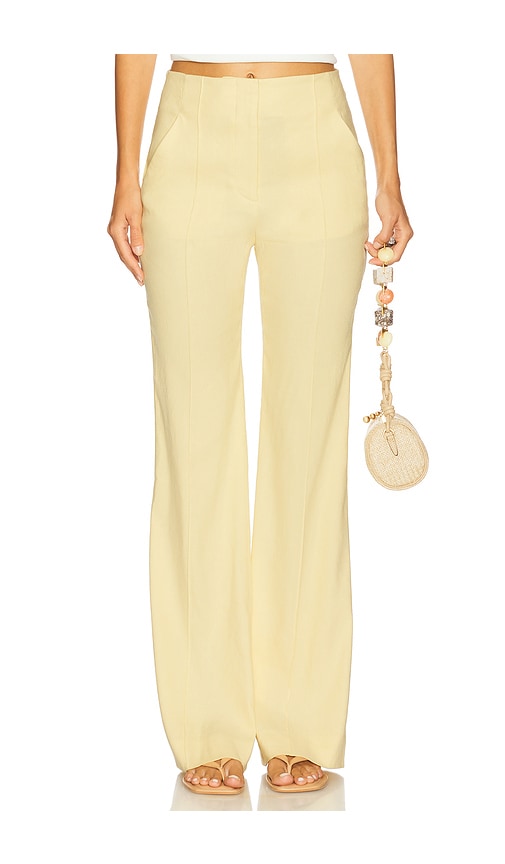 Komi Pant in Lemon. - size 8 (also in 0, 10, 2, 4, 6)