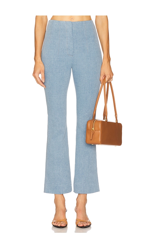 Hawthorne Pant in Baby Blue. - size 0 (also in 00, 10, 12, 14, 16, 2, 4, 6, 8) - Veronica Beard - Modalova