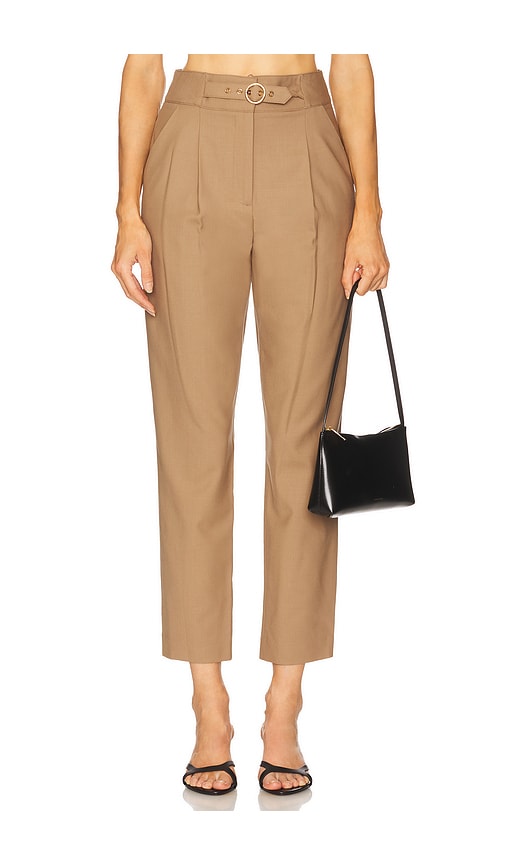 Wisteria Pant in Brown. - size 0 (also in 10, 2, 4, 6, 8) - Veronica Beard - Modalova