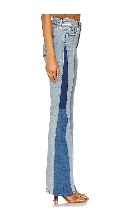 Veronica Beard Beverly High Rise Skinny Flare In Blue