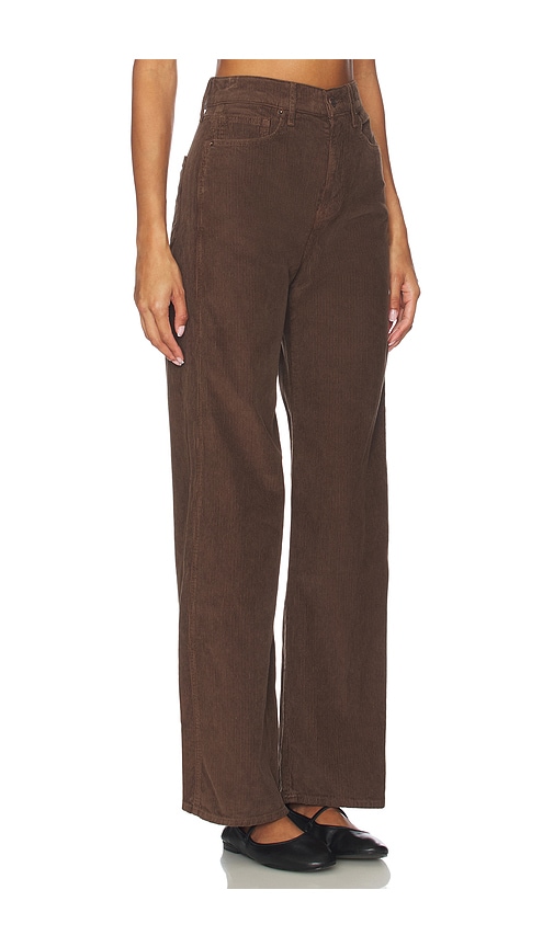 Veronica Beard Taylor High Rise Wide Leg In Brown