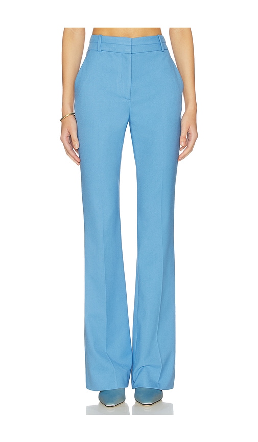 Veronica Beard High-waist Palazzo Pants In Blue