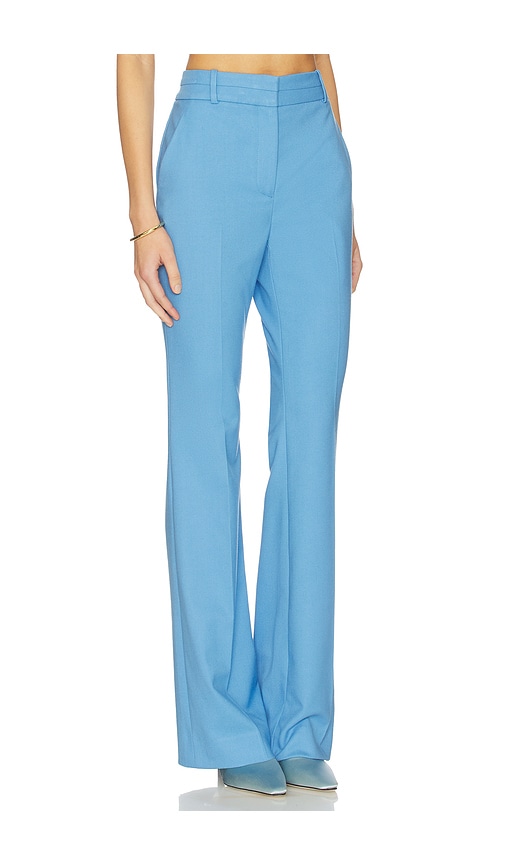 Veronica Beard High-waist Palazzo Pants In Blue