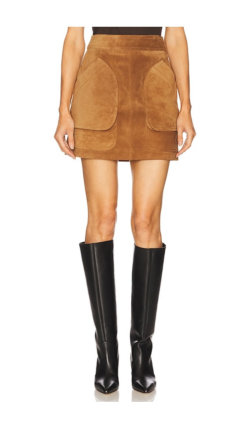 Norwood Skirt in Brown. - size 0 (also in 00, 10, 4, 6, 8) - Veronica Beard - Modalova