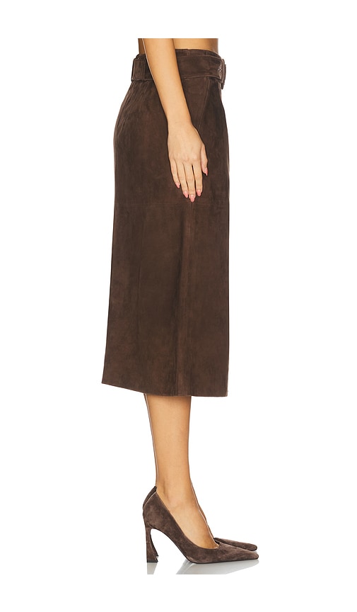  Veronica Beard Midirock Alexie In Brown. Größe 10. Also In 8. 