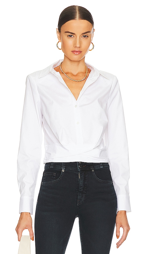 Veronica Beard Veroy Top in White | REVOLVE