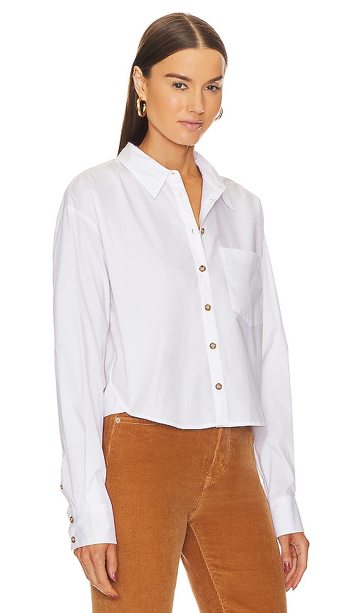 Shop Veronica Beard Aderes Shirt In White