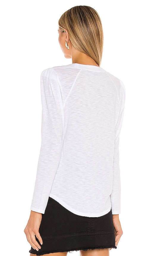  Veronica Beard Shirt Mason In White. Größe L. Also In Xs. 