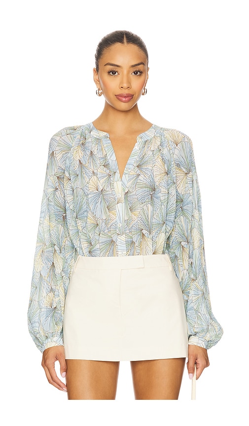 Fennel Blouse in Blue. - size 8 (also in 0, 00, 10, 12, 2, 4, 6)