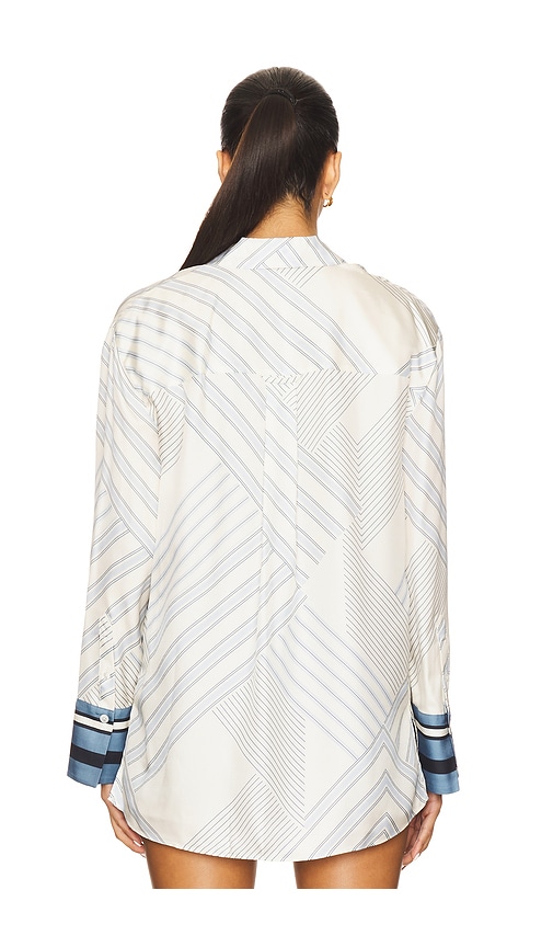  Veronica Beard Langärmeliges Shirt Delila In Ivory. Größe 0. Also In 14, 16. 