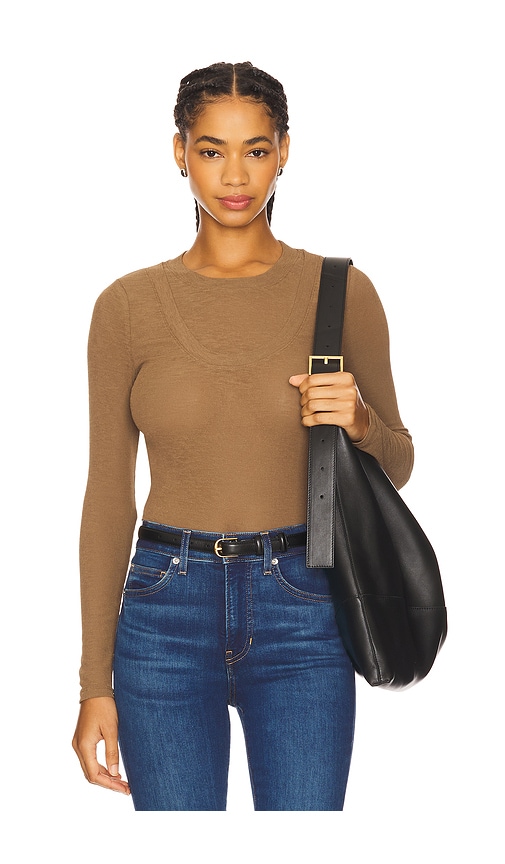 Veronica Beard Neita Top In Brown