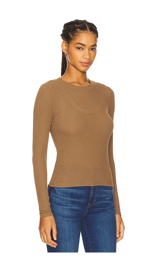Veronica Beard Neita Top In Brown