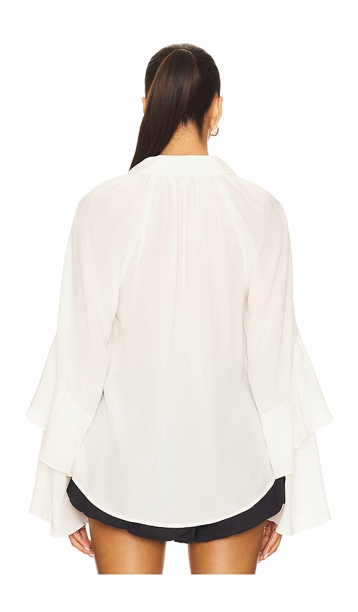 Veronica Beard Bluse Demaris In White. Größe 0. Also In 2. 