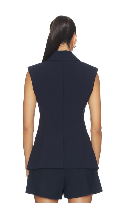  Veronica Beard Weste Ciel In Navy. Größe 0. Also In 4. 
