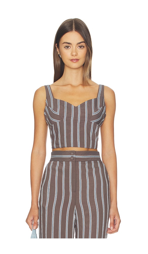 Veronica Beard Vonette Top en Chocolate Taille 00 Also en 332 €