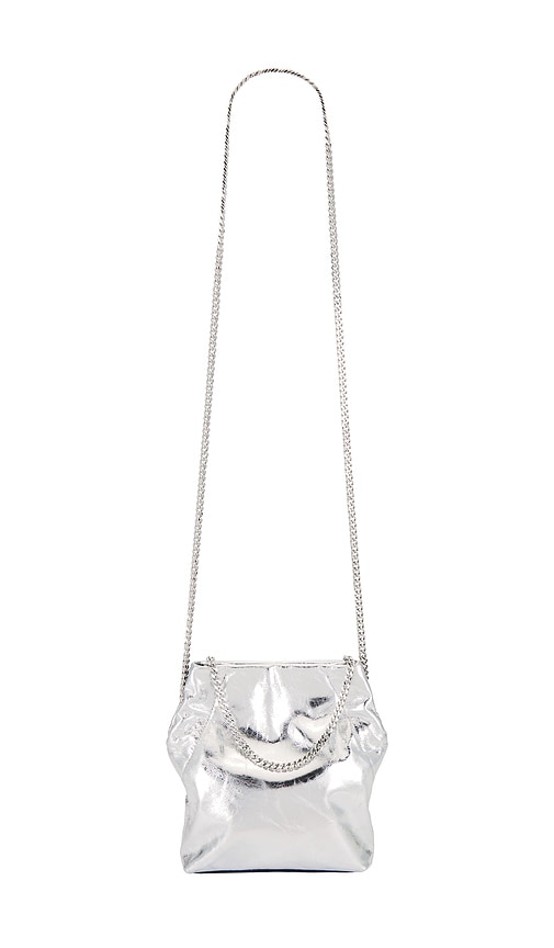 Veronica Beard Slouch Shoulder Bag in Silver
