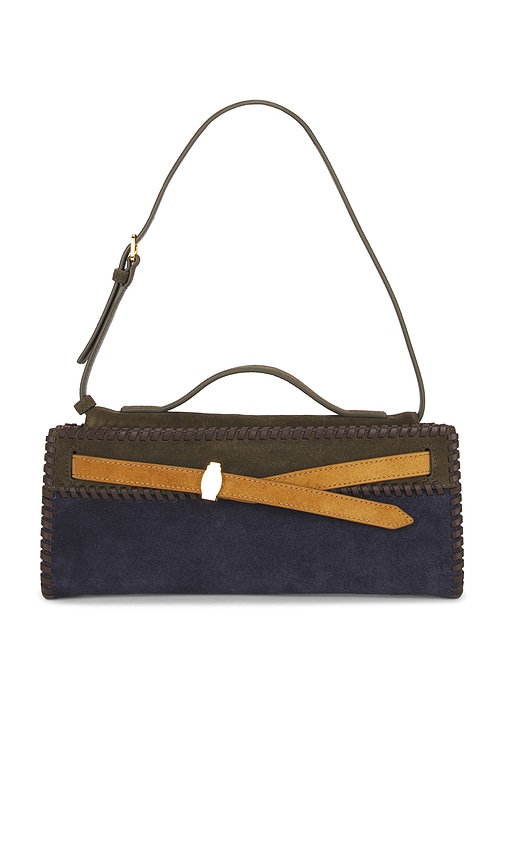 Veronica Beard Colorblock Dash Bag in Blue.
