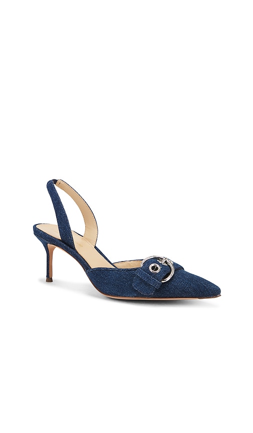 Veronica Beard Roxy Slingback Pointed Toe Pump In Blue