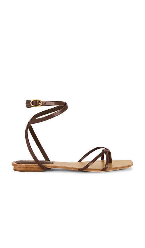 Allegra Sandal in Brown. - size 10 (also in 5.5, 6, 6.5, 7, 7.5, 8, 8.5, 9, 9.5) - Veronica Beard - Modalova