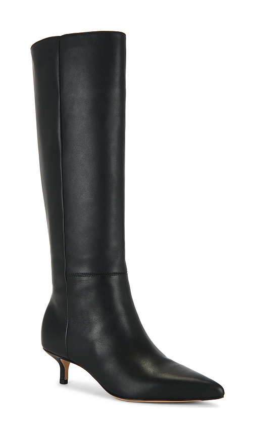 Veronica Beard Boot Lisa 45 Tall Shaft In Black