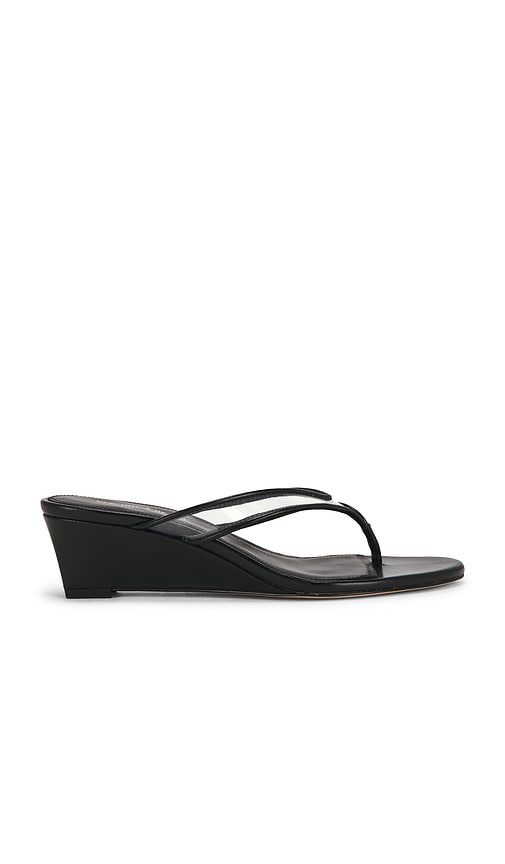 Veronica Beard Clea Wedge Sandal In Black
