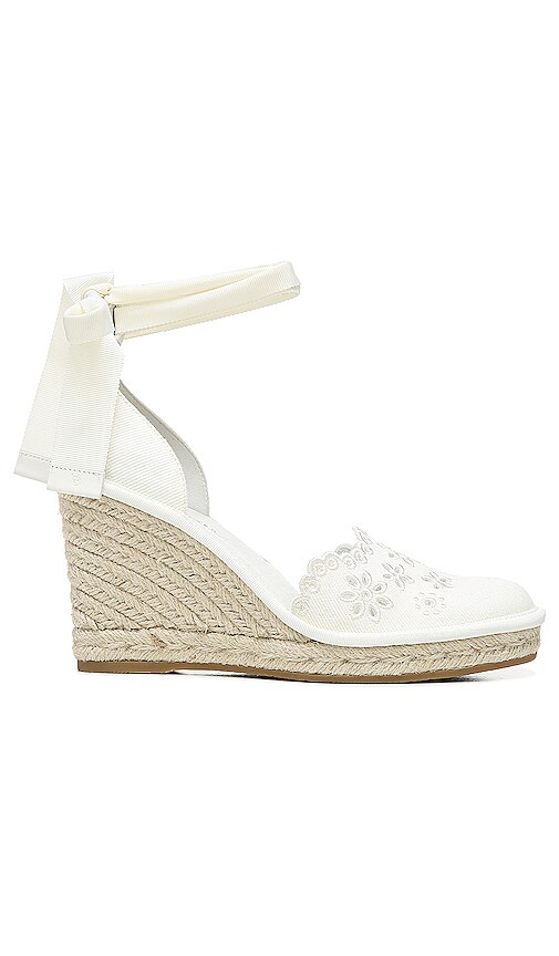 Veronica Beard Dali Metallic Leather Wedge Espadrilles in Natural | Lyst