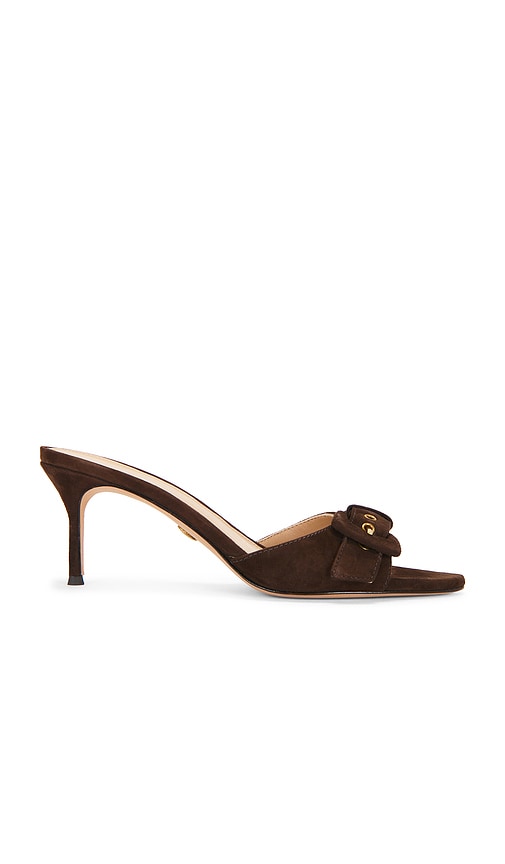 Veronica Beard Tia Buckle Sandal In Brown