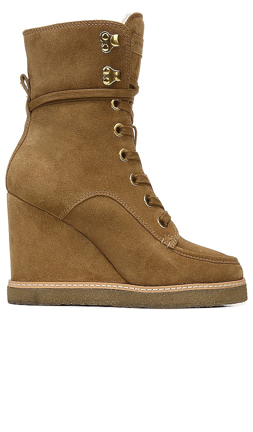 Aari Wedge Bootie - Brown 
