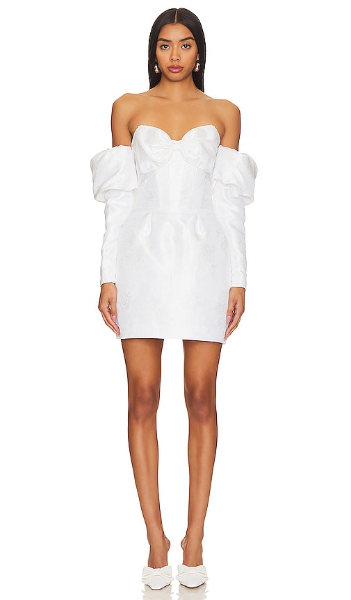 V. Chapman Bethany Dress In White