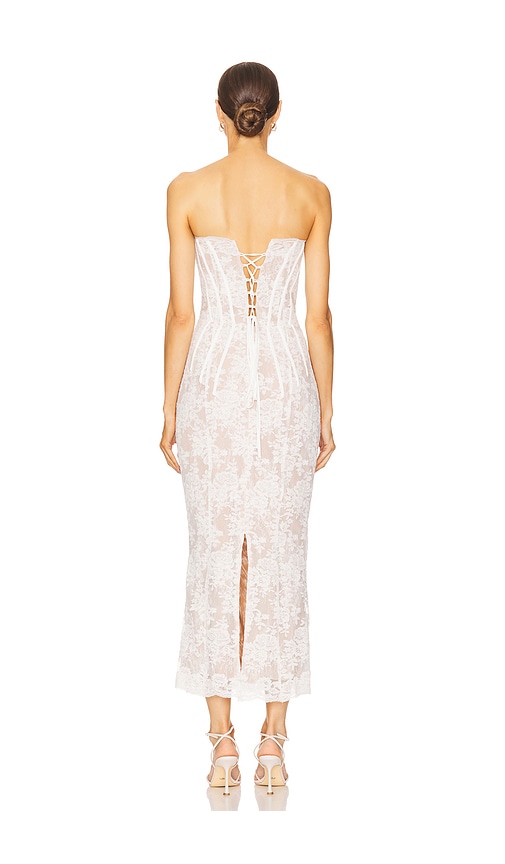  V. Chapman Midi-kleid Capulet In White. Größe 4. Also In 0, 2, 6. 