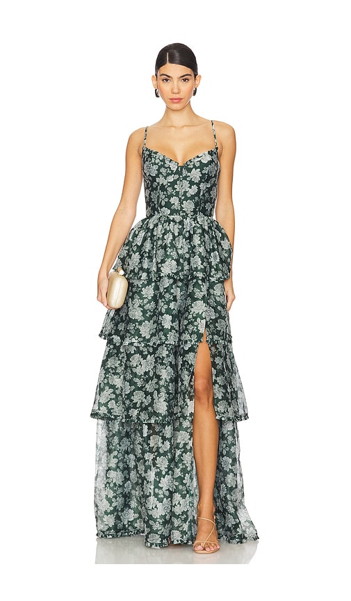 V. Chapman Caterina Dress In Green